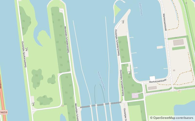 canal escalda rin location map