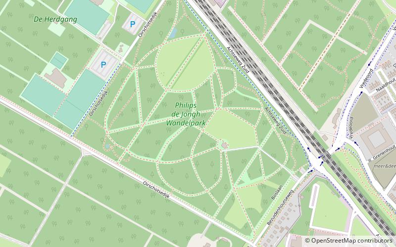Philips de Jongh Wandelpark location map