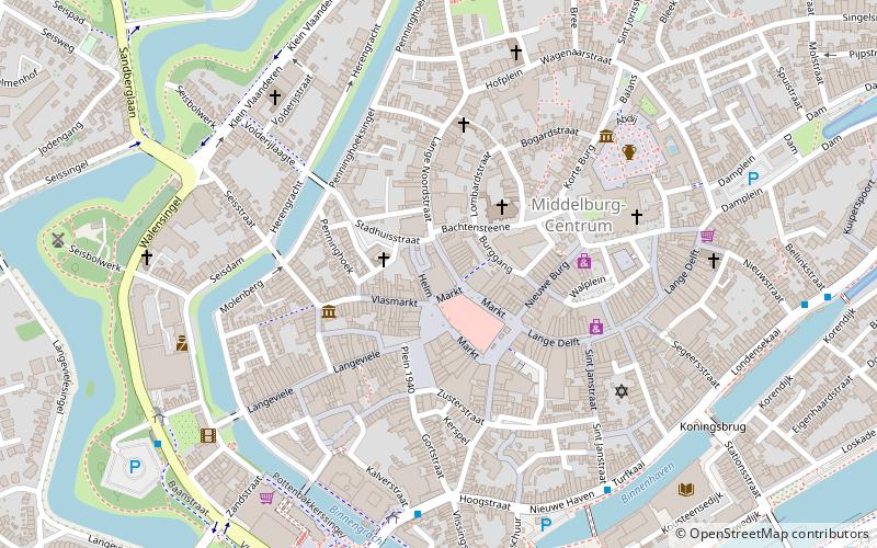 Stadhuis Middelburg location map