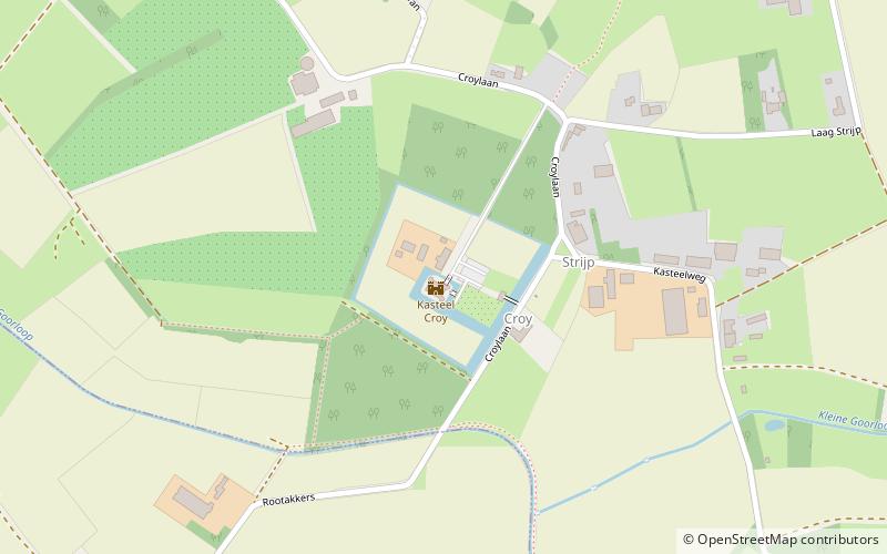 Croy Castle location map