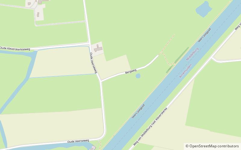 Canal through Walcheren location map