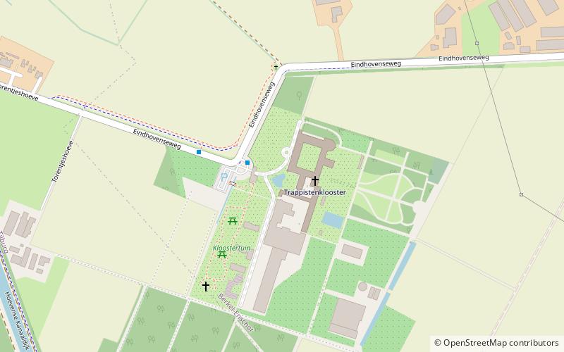 Trappistenabtei Tilburg location map