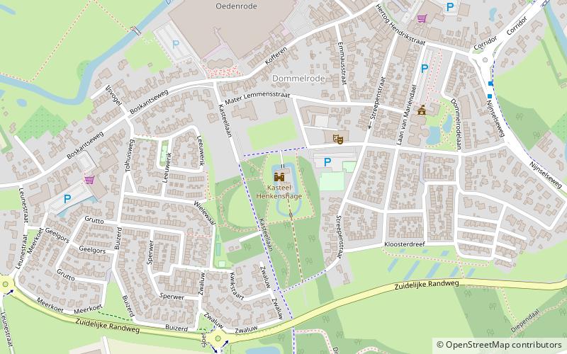 Kasteel Henkenshage location map