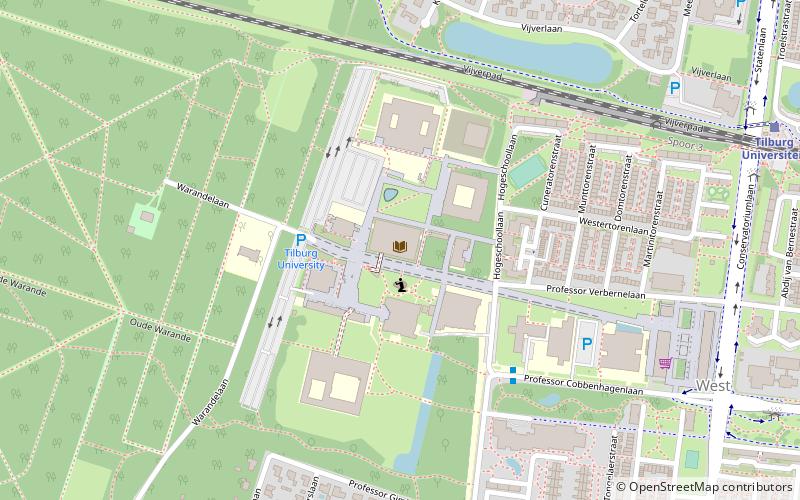 Tilburg University location map