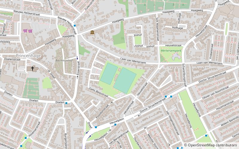nac stadion heuvelstraat breda location map