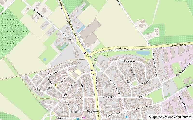 Kerkhovense Molen location map