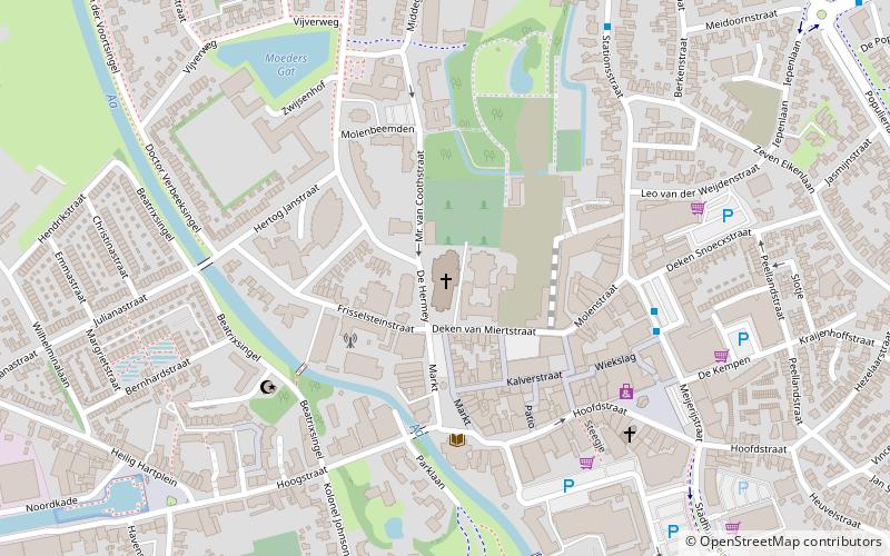 St. Lambertus location map