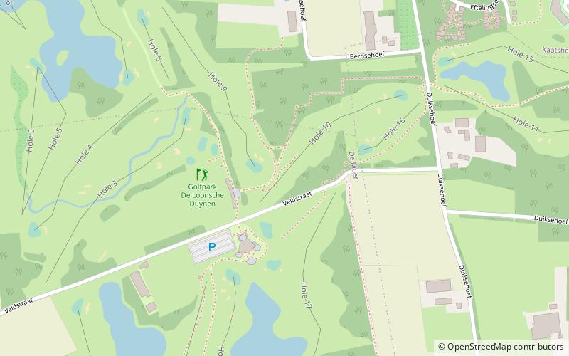 Efteling Golfpark location map