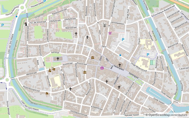 Het Stadhuismuseum location map