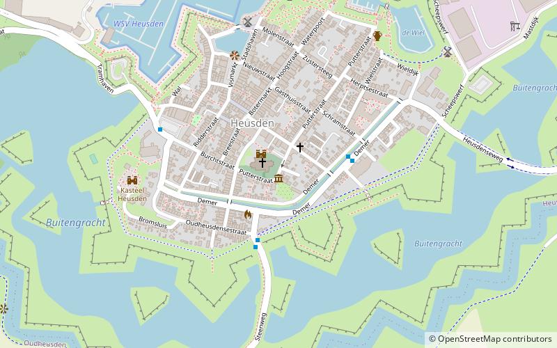 Gouverneurshuis location map