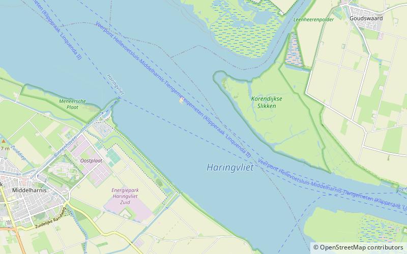 Haringvliet location map