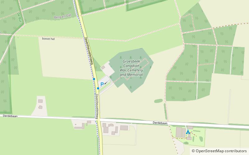 Groesbeek Canadian War Cemetery location map