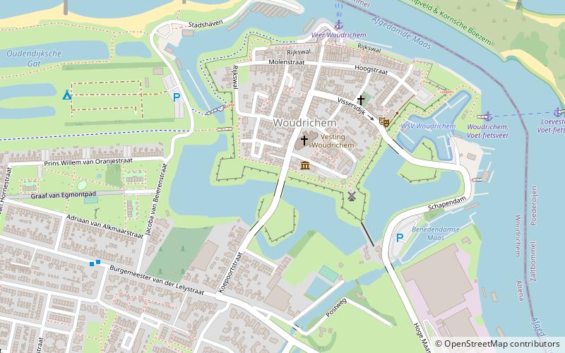 koepoort of landpoort woudrichem location map