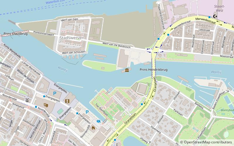 Binnenvaartmuseum location map