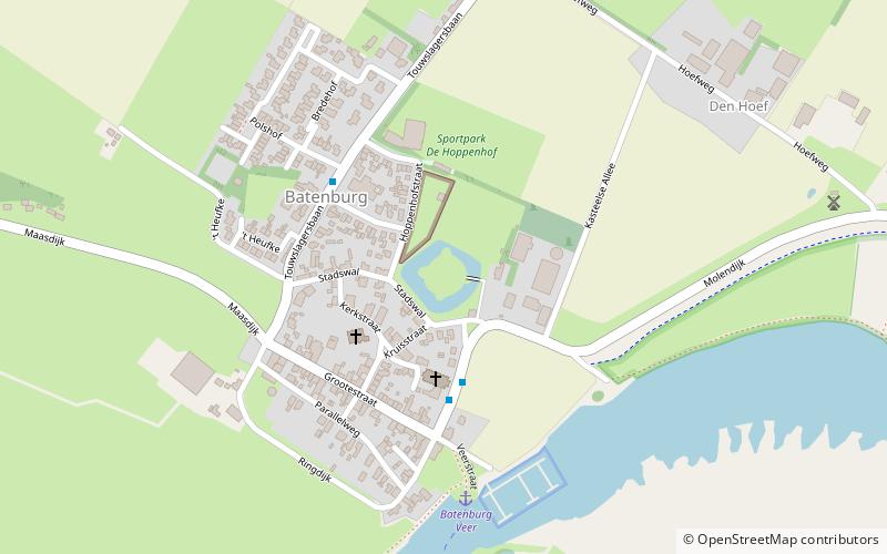 Batenburg Castle location map