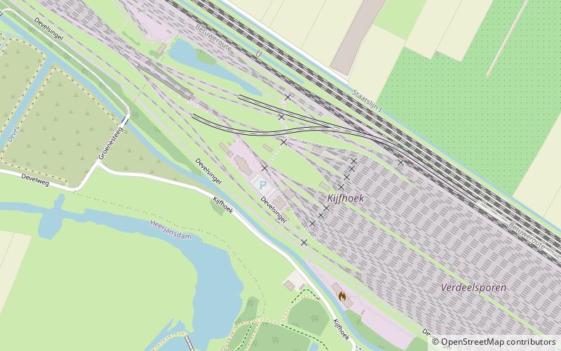 Rangierbahnhof Kijfhoek location map