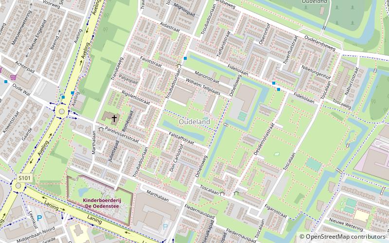 oudeland spijkenisse location map
