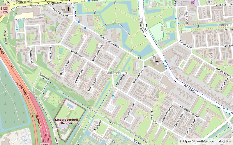 molierebuurt rotterdam location map