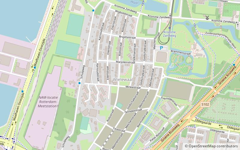 wielewaal rotterdam location map