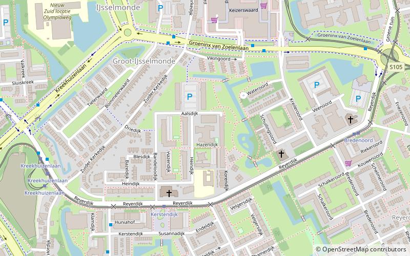 ijsselmonde rotterdam location map