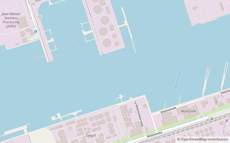 Port morski Rotterdam location map