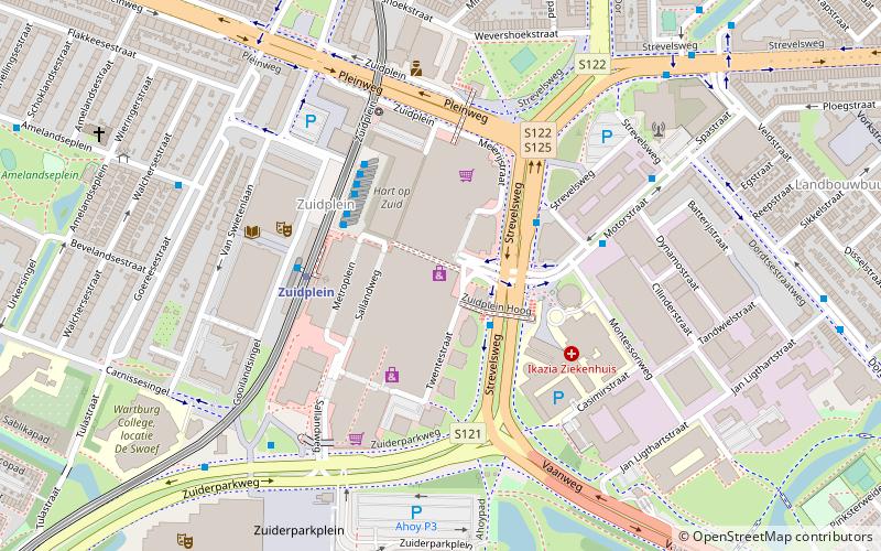zuidplein rotterdam location map