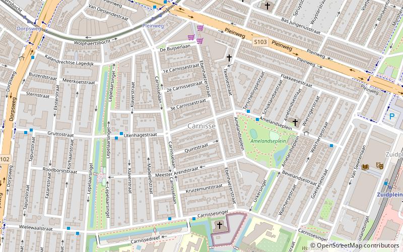 carnisserbuurt rotterdam location map