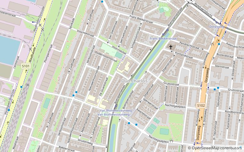 oud charlois rotterdam location map