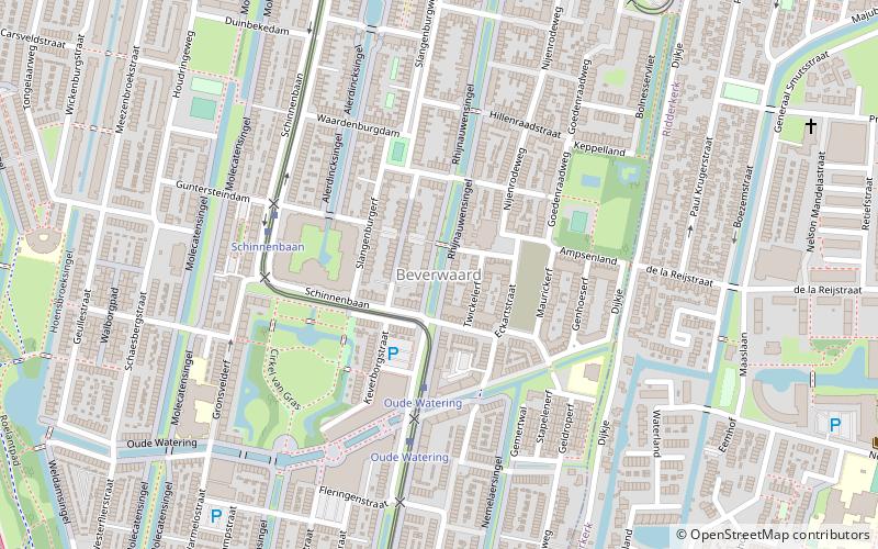 beverwaard rotterdam location map