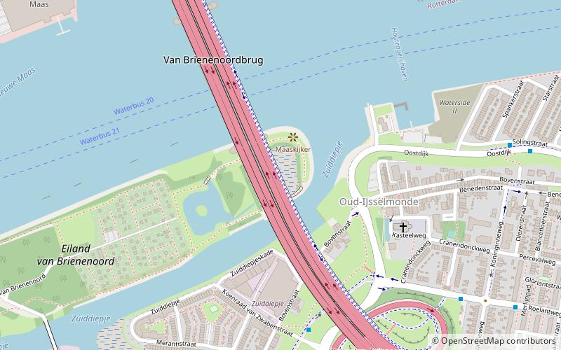 Pont de Brienenoord location map