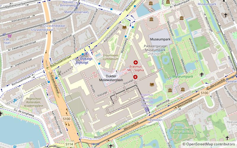 dijkzigt rotterdam location map