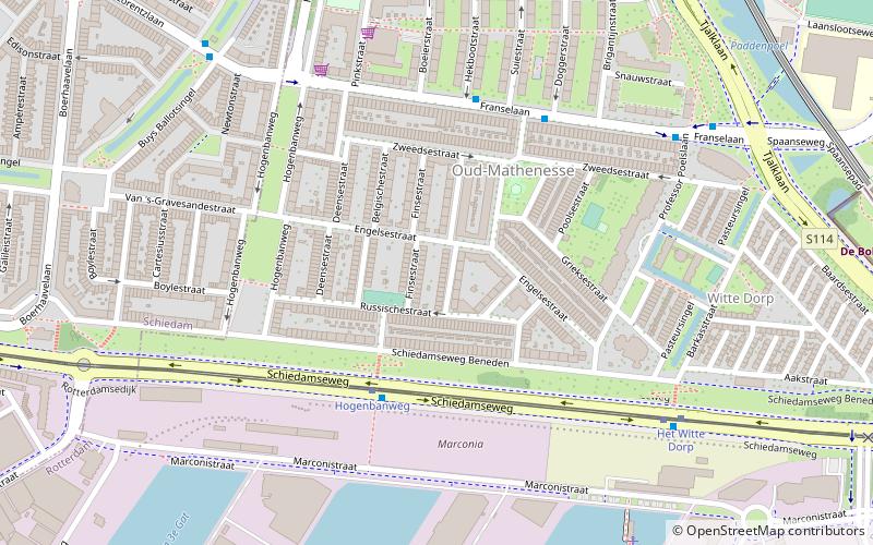 nieuw mathenesse rotterdam location map
