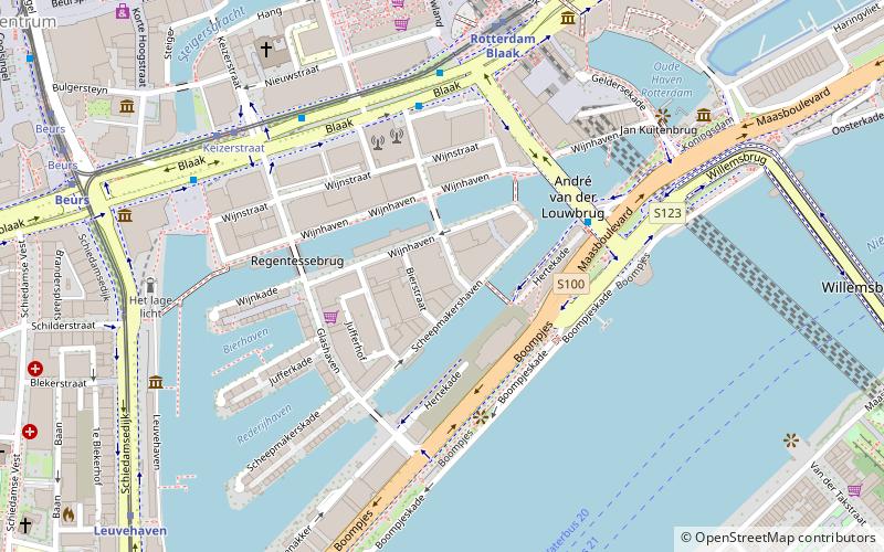 strips museum voor het beeldverhaal rotterdam location map