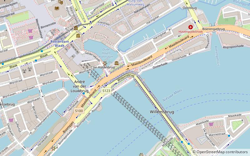 Willemsbrücke location map