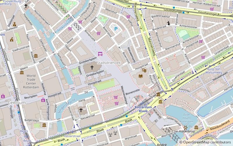 centrummarkt rotterdam location map