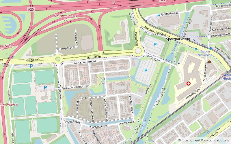 sportpark harga rotterdam location map
