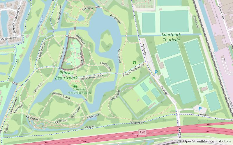 prinses beatrixpark rotterdam location map