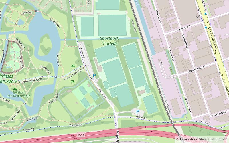 sportpark thurlede rotterdam location map