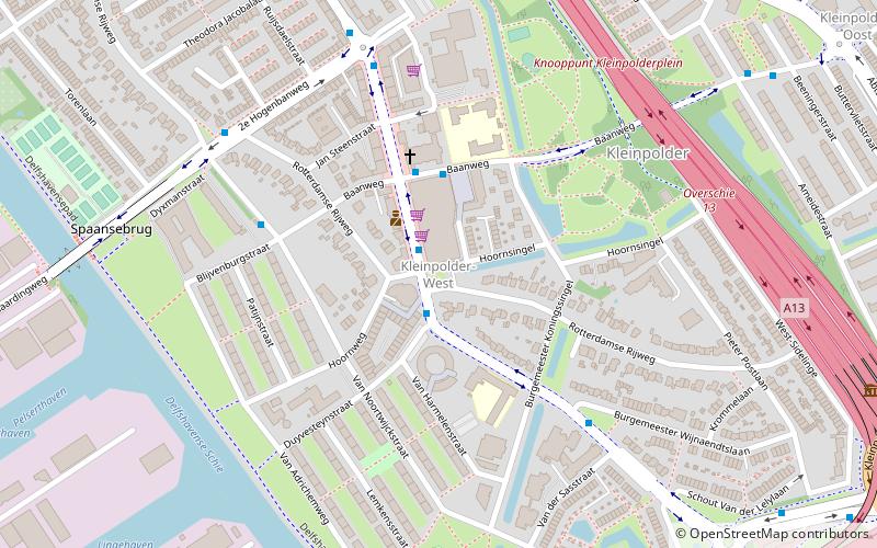 kleinpolder rotterdam location map