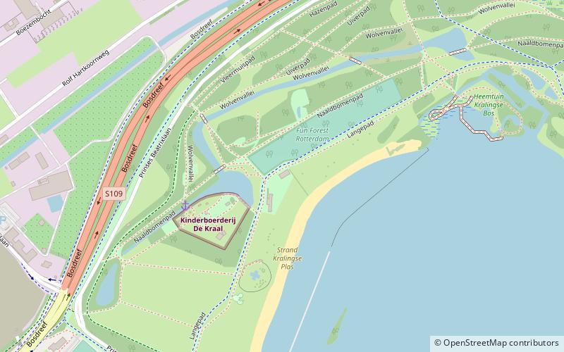 Fun Forest Rotterdam location map