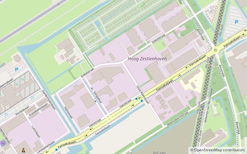 Zestienhoven location map