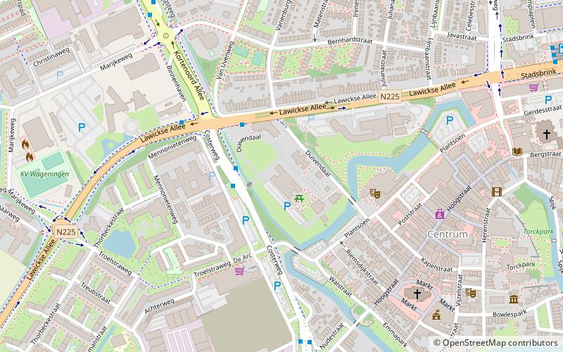 Wageningen University & Research Centre location map