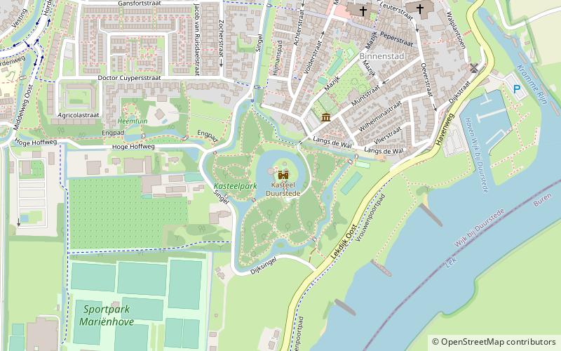 Kasteel Duurstede location map