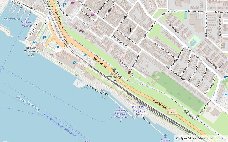 Nieuwe Waterweg Hoog location map