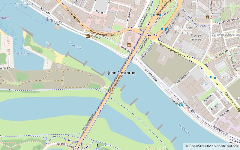 John-Frost-Brücke location map