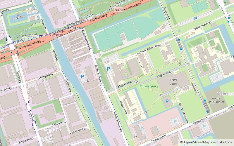 TU Delft Faculty of Aerospace Engineering location map