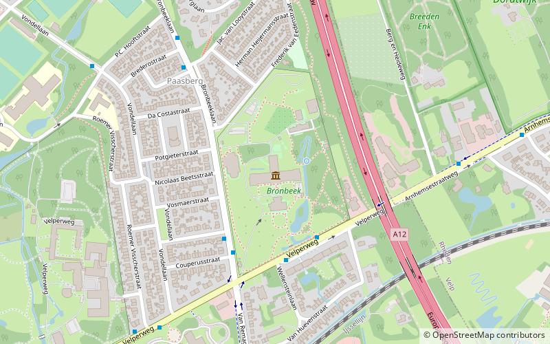 Bronbeek location map