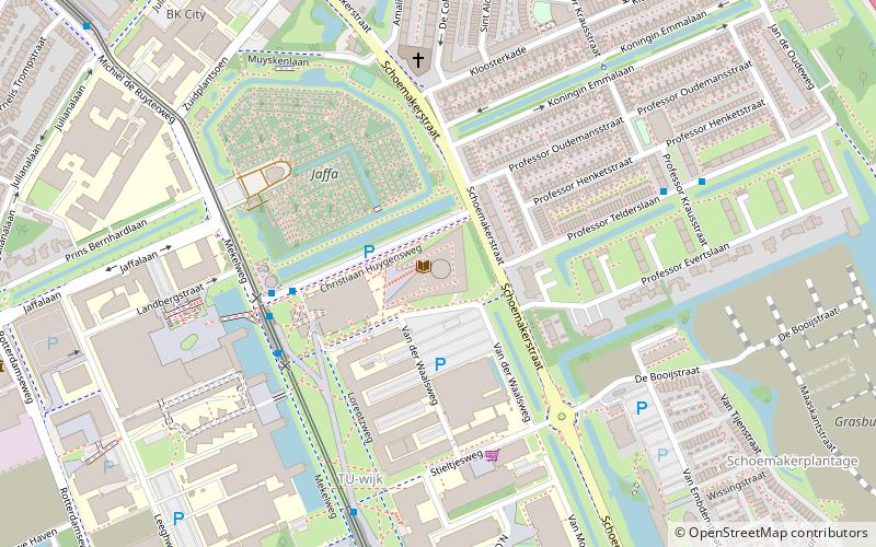 TU Delft Library location map
