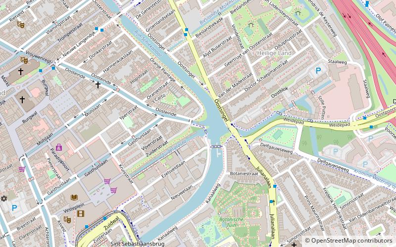 Oostpoort location map