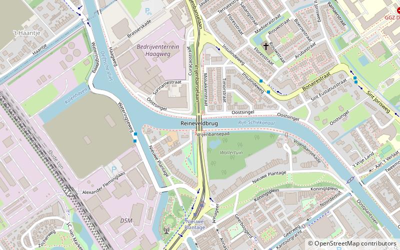 reineveldbrug delft location map